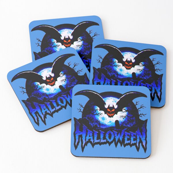 Item preview, Spooky Halloween Night Haunted House Neon Glow designed and sold by MythicMood.