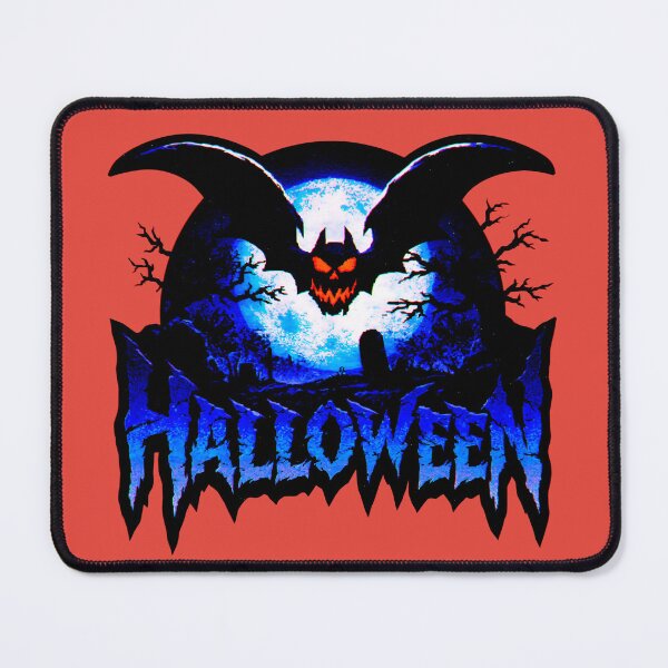 Item preview, Spooky Halloween Night Haunted House Neon Glow designed and sold by MythicMood.