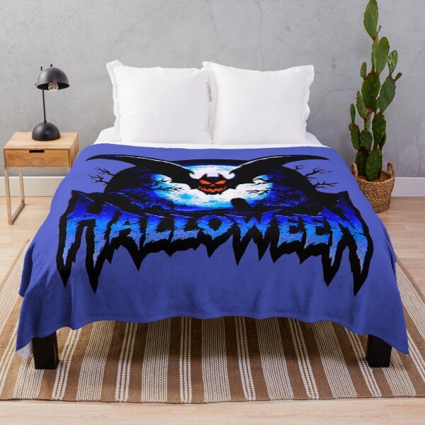 Item preview, Spooky Halloween Night Haunted House Neon Glow designed and sold by MythicMood.