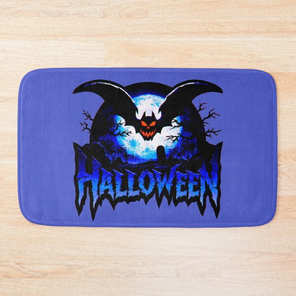 Item preview, Spooky Halloween Night Haunted House Neon Glow designed and sold by MythicMood.