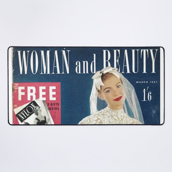 Item preview, Women and Beauty Wedding Bride Dress Art 1950s Women Vintage Magazine Cover Fan Art Original Custom Vintage Movie Poster Wall Art Tee Design designed and sold by Cool Robot Bro..