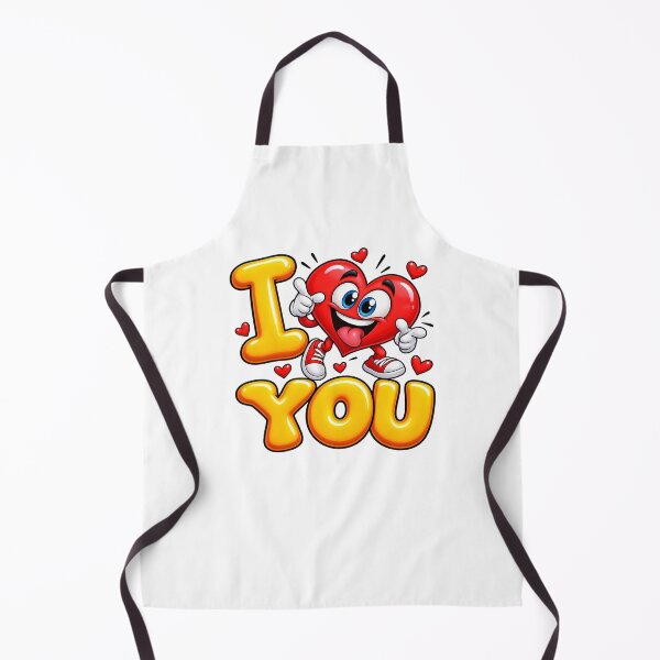 Item preview, I Love You Funny Heart – Cute Love Cartoon designed and sold by AleksanderLamek.