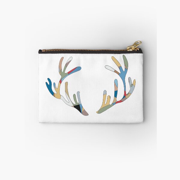 Item preview, Deer Antlers - Abstract Line Drawing in Bold Colour No. 1 designed and sold by iampaulmorris.