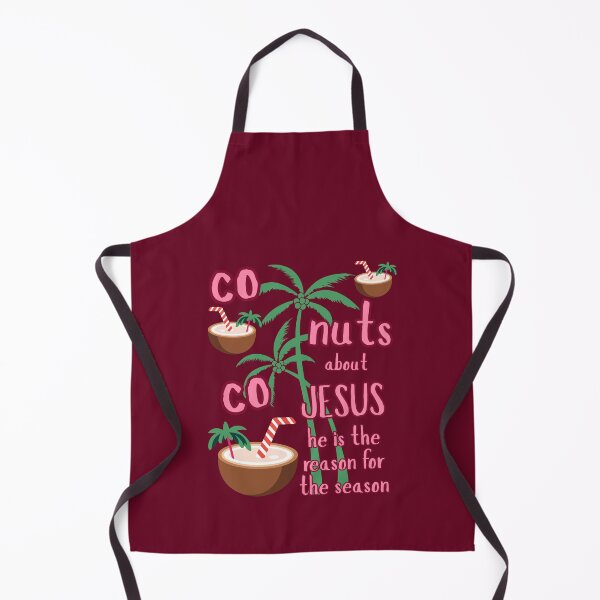 Item preview, Tropical Coconuts Jesus is the Reason for the Season Christmas Holiday Beach Vibes Xmas Vacation designed and sold by Forevermore.