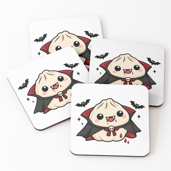 Item preview, Vampire Dumpling – Cute Kawaii Halloween Sticker designed and sold by kstheladesigns.