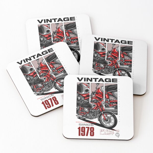 Item preview, Vintage Motorcycle Bikers Motorbike Birthday 1978 designed and sold by JRRTs.