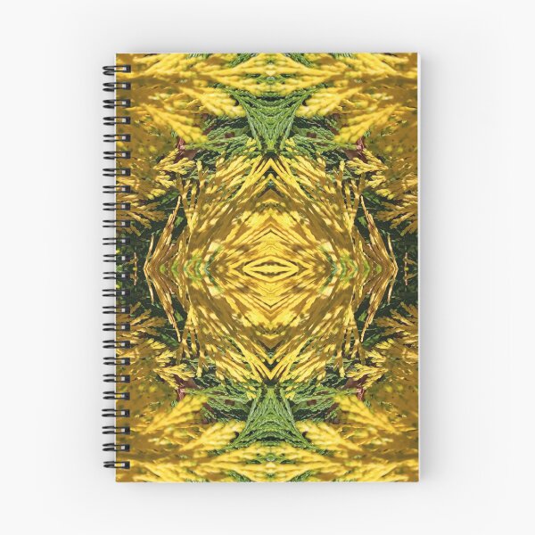 Item preview, Yellow autumn conifer, mirror image designed and sold by lyloubeaupere.