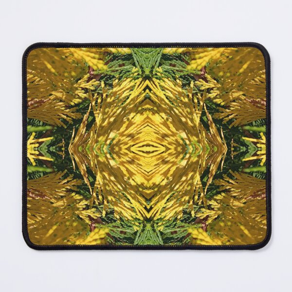 Item preview, Yellow autumn conifer, mirror image designed and sold by lyloubeaupere.