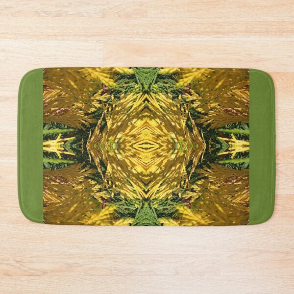 Item preview, Yellow autumn conifer, mirror image designed and sold by lyloubeaupere.