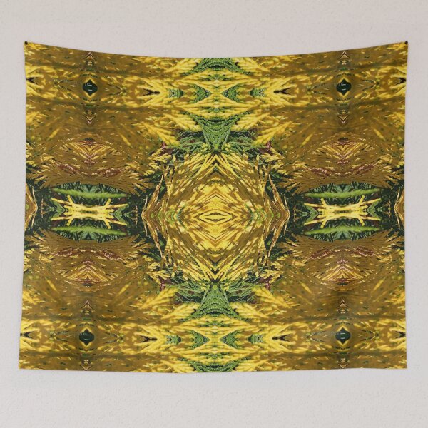 Item preview, Yellow autumn conifer, mirror image designed and sold by lyloubeaupere.