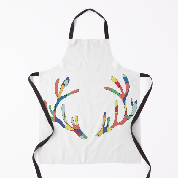Item preview, Deer Antlers - Abstract Line Drawing in Bold Colour No. 4 designed and sold by iampaulmorris.