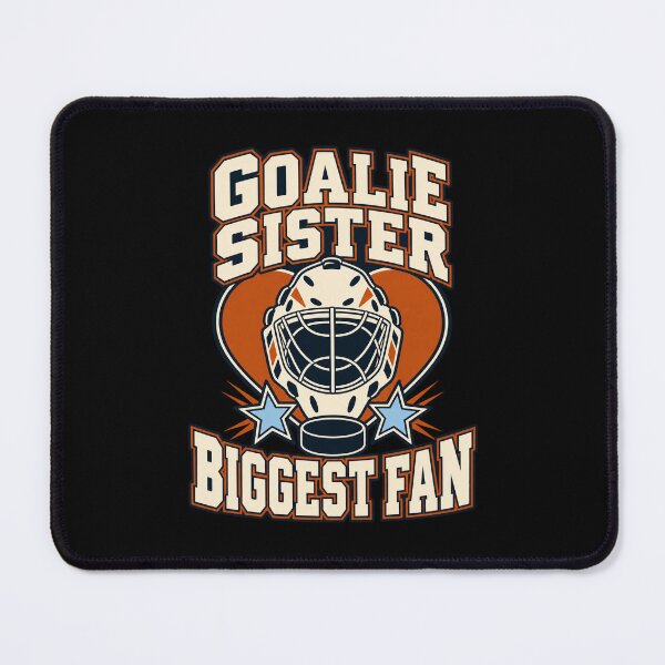 Item preview, Goalie Sister Biggest Fan Hockey Heart designed and sold by ArtHavenDesign.