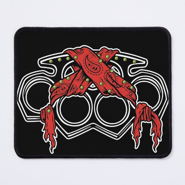 Item preview, Brass Knuckles Bandana Gangster Art designed and sold by Gangster-Design.