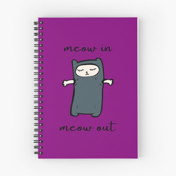 Item preview, Meow In Meow Out, Cat Relaxing Yoga designed and sold by BellamyTremblay.
