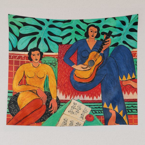 Item preview, Matisse Wall Art, Musica Print, Colorful Vintage Musician Artwork, Henri Matisse designed and sold by RickE.