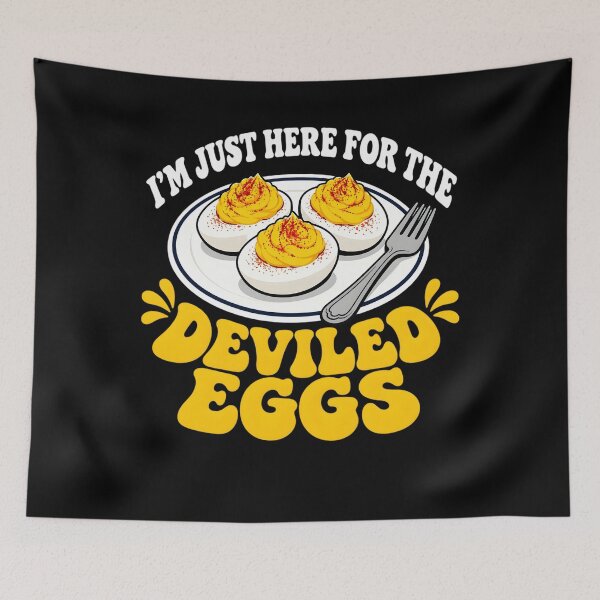 Item preview, I'm Just Here for The Deviled Eggs Thanksgiving Food Family designed and sold by clothesy7.