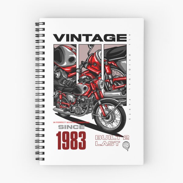 Item preview, Vintage Motorcycle Bikers Motorbike Birthday 1983 designed and sold by JRRTs.