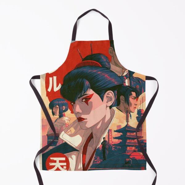Item preview, Samurai Warriors Poster | Japanese Fantasy Art Print Red Aesthetic designed and sold by Affiches29 Animé .