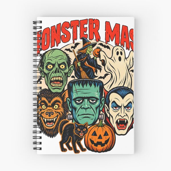Item preview, Monster Mash Retro Halloween designed and sold by MAXIZPRINT.