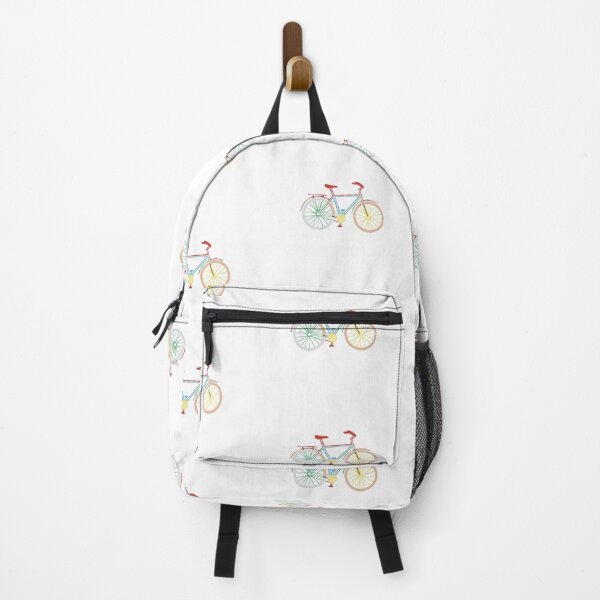 Item preview, Teal & Red Mini Bicycle - Colourful Cycling Line Drawing designed and sold by iampaulmorris.
