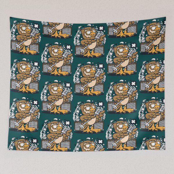 Item preview, Owl Drummer  designed and sold by BellamyTremblay.