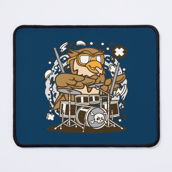 Item preview, Owl Drummer designed and sold by BellamyTremblay.
