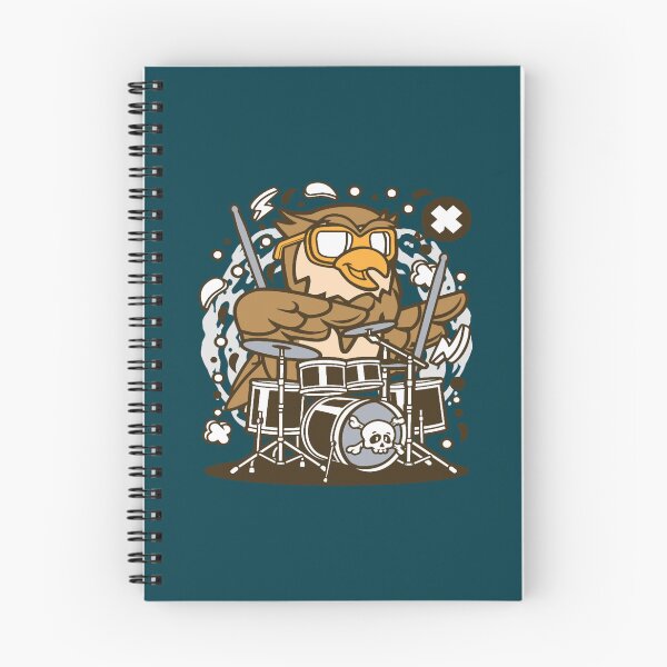 Item preview, Owl Drummer  designed and sold by BellamyTremblay.