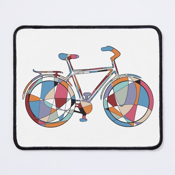 Item preview, Multicolour Mini Bicycle - Colourful Cycling Line Drawing designed and sold by iampaulmorris.