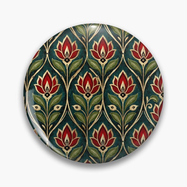 Item preview, Red and Green Floral  designed and sold by Pixel-Lair.