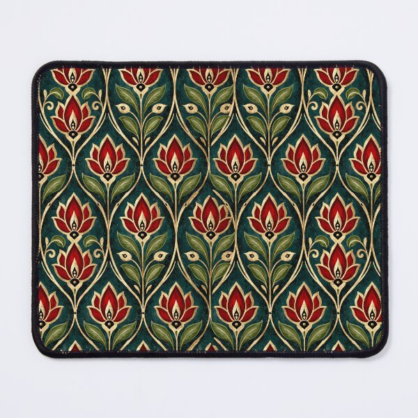 Item preview, Red and Green Floral designed and sold by Pixel-Lair.