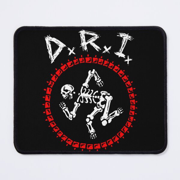 Item preview, Dirty Rotten Imbeciles DRI Punk Skeleton Logo  designed and sold by redclawdesign.
