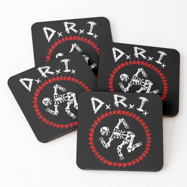 Item preview, Dirty Rotten Imbeciles DRI Punk Skeleton Logo  designed and sold by redclawdesign.