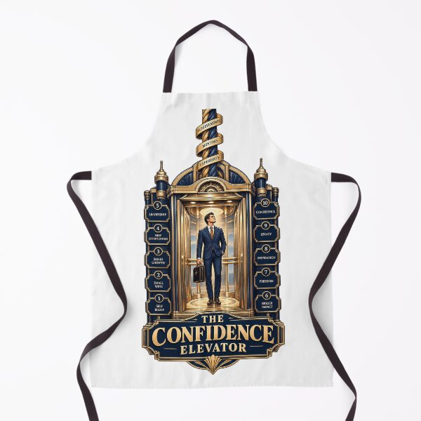 Item preview, The Confidence Elevator: Career Psychology & Professional Growth Vector Design designed and sold by Nubian Style.