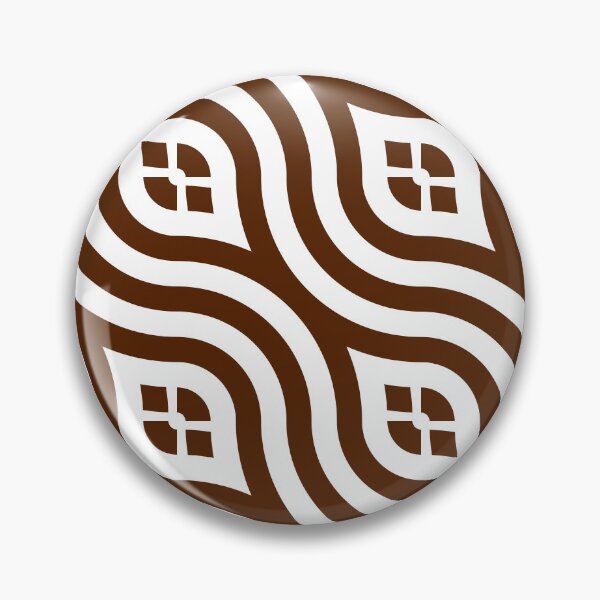 Item preview, Brown Rounded Lines Pattern - Retro Abstract Design designed and sold by Gustavo Navarro.