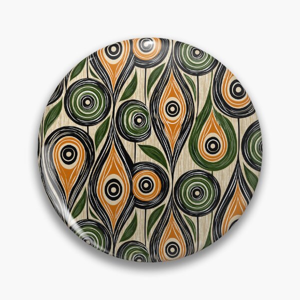 Item preview, Abstract Floral Teardrop Pattern designed and sold by Pixel-Lair.