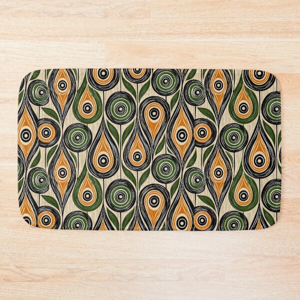 Item preview, Abstract Floral Teardrop Pattern designed and sold by Pixel-Lair.