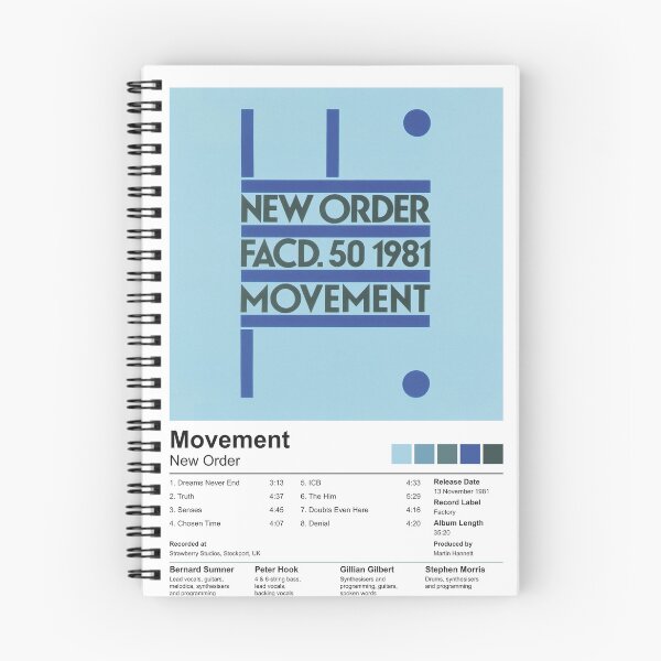 Item preview, New Order - Movement (Album Poster) designed and sold by curseofkazar.