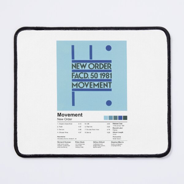 Artikelvorschau, New Order - Movement (Albumposter) entworfen und verkauft von curseofkazar.
