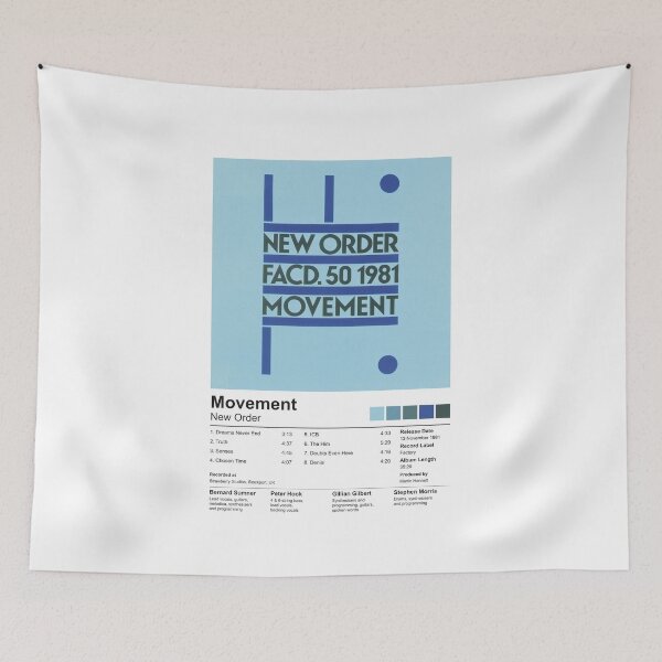 Artikelvorschau, New Order - Movement (Albumposter) entworfen und verkauft von curseofkazar.