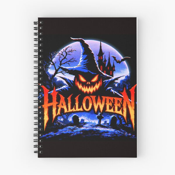 Item preview, Spooky Halloween Night Haunted House Neon Glow designed and sold by MythicMood.