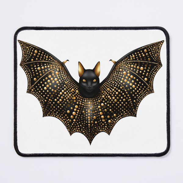 Item preview, Black Gold Bat Halloween Gothic Aesthetic designed and sold by olenapetol.