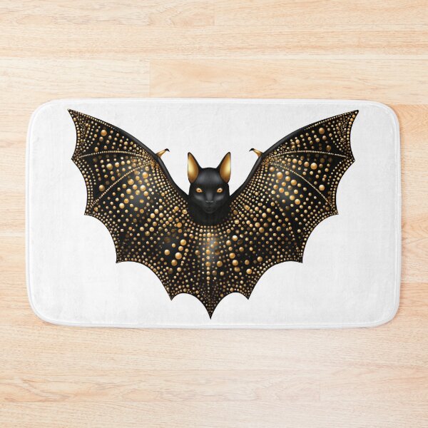 Item preview, Black Gold Bat Halloween Gothic Aesthetic designed and sold by olenapetol.