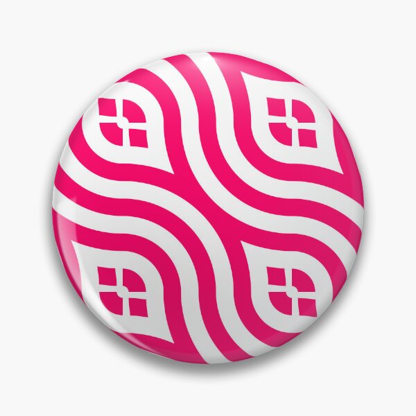 Item preview, Pink Rounded Lines Pattern - Colorful Retro Pattern designed and sold by Gustavo Navarro.