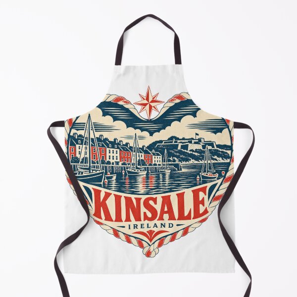 Item preview, Kinsale Ireland Travel Souvenir Nautical Woodcut Heart designed and sold by VisualArtsOasis.
