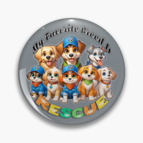 Item preview, My Favorite Breed is Rescue designed and sold by Nomadic Spirit Studios.