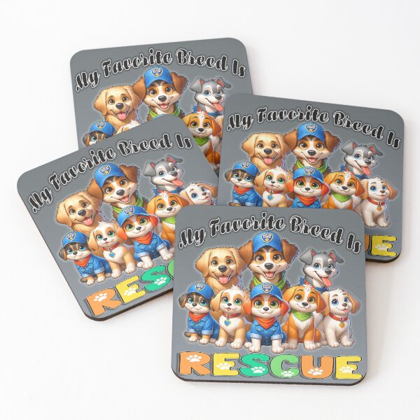 Item preview, My Favorite Breed is Rescue designed and sold by Nomadic Spirit Studios.