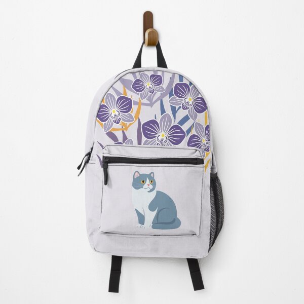 Item preview, Floral British Shorthair Cat designed and sold by IvysCreativityHouse.