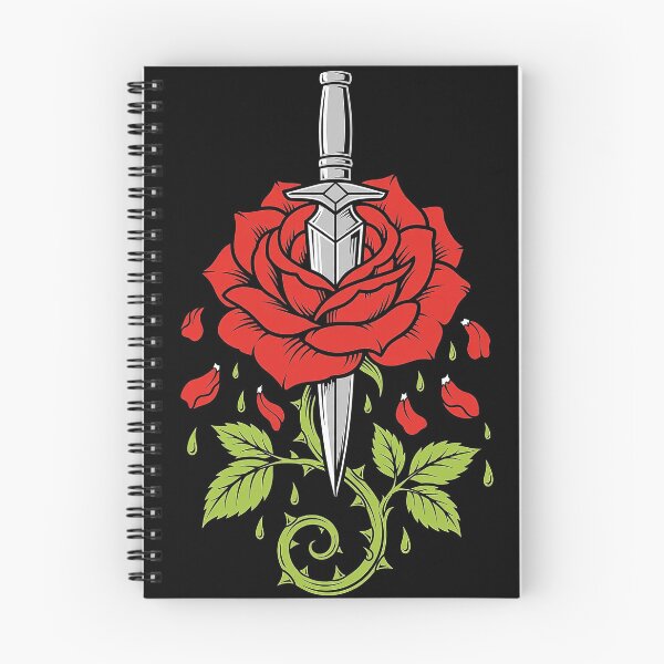Item preview, Dagger And Rose Tattoo Art designed and sold by Gangster-Design.