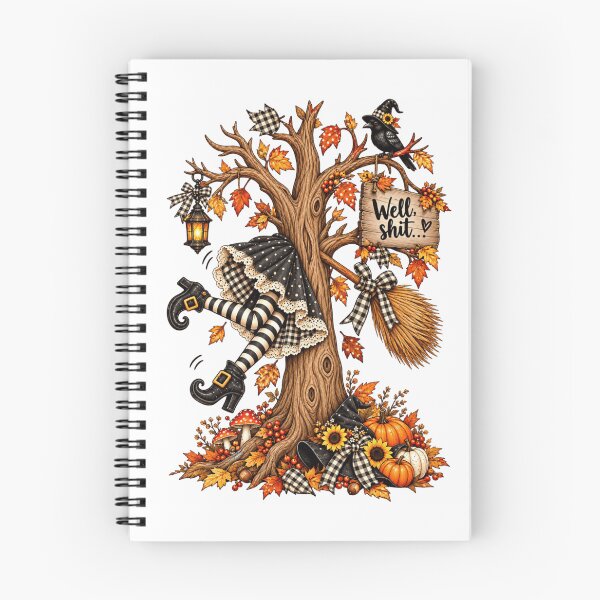 Item preview, Well Shit Funny Witch Dark Humor Halloween Witch Trendy Fall designed and sold by Thread&Fable.