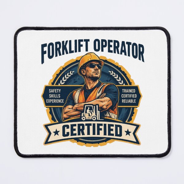 Item preview, Certified Forklift Operator Vintage designed and sold by RetroNibylander.